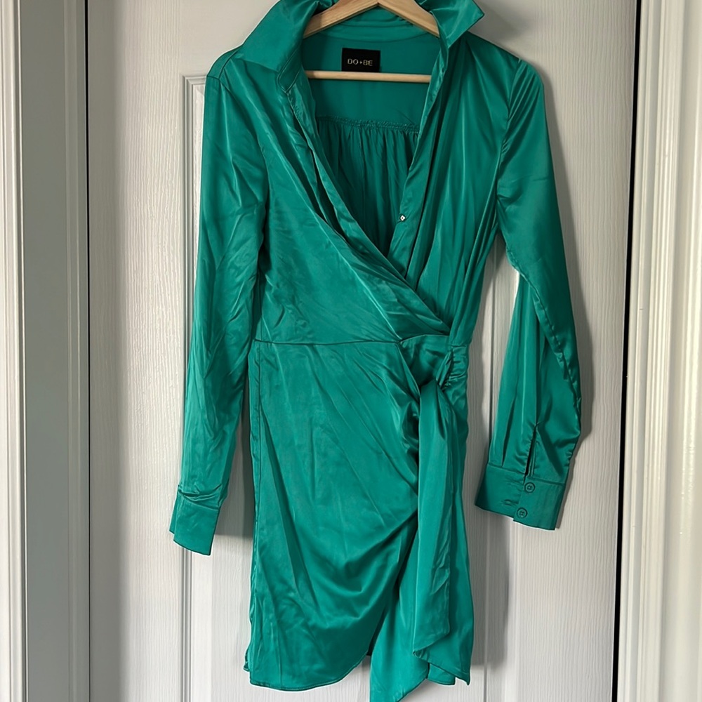 Satin Mini Dress